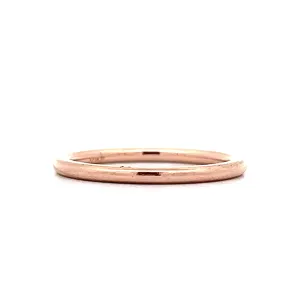 1.5mm Thin Wedding Band in 14k Rose Gold