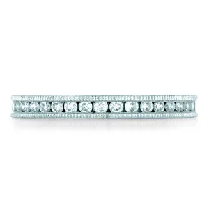 18ct White Gold 0.50ct Diamond Set Full Eternity Ring