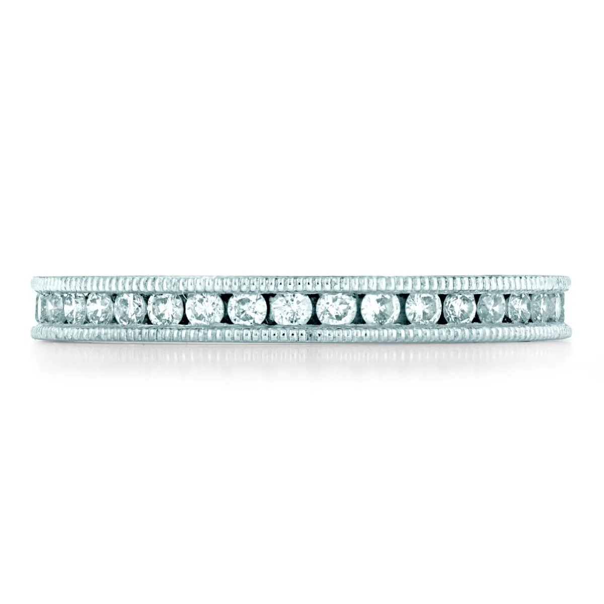 18ct White Gold 0.50ct Diamond Set Full Eternity Ring