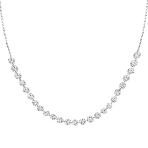 25 Floating Diamond Solitaire Necklace