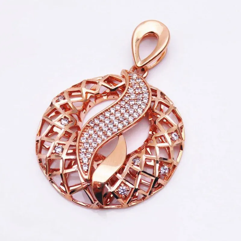 585 purple gold neckalce for women