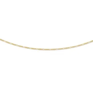 9ct Yellow Gold 45cm Figaro Necklace
