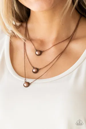 A Love For Luster - Copper tone Necklace