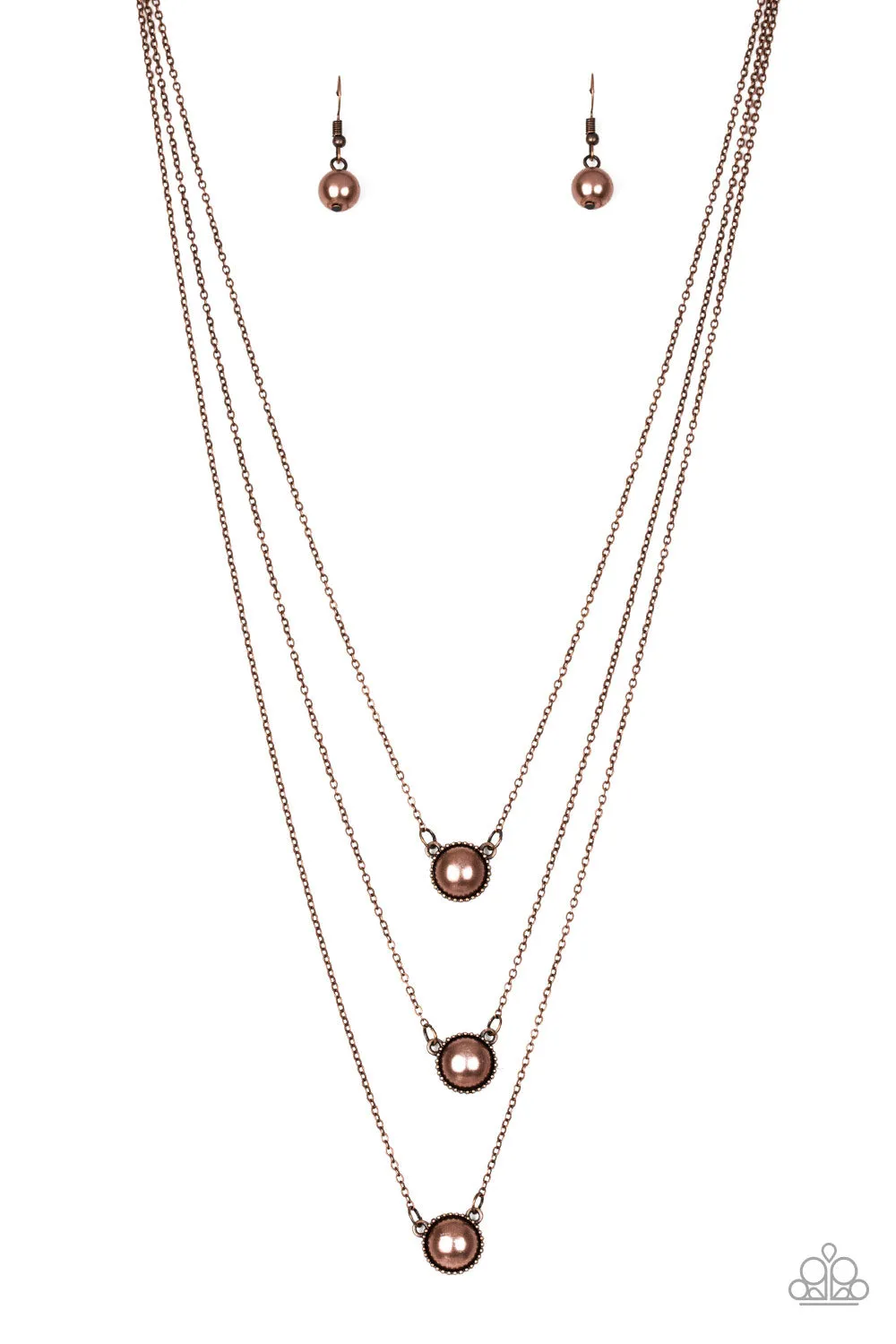 A Love For Luster - Copper tone Necklace