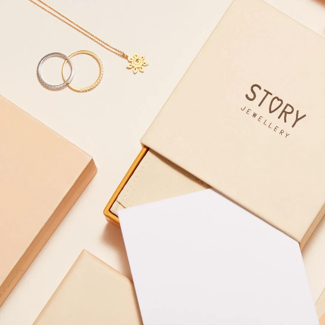 Amazing Strong Beautiful Mom Dots Ring