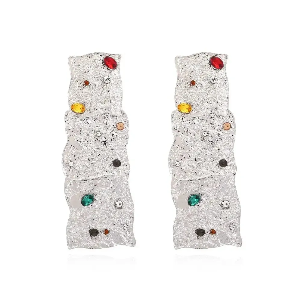 Auric Gemstone Cascade Earrings