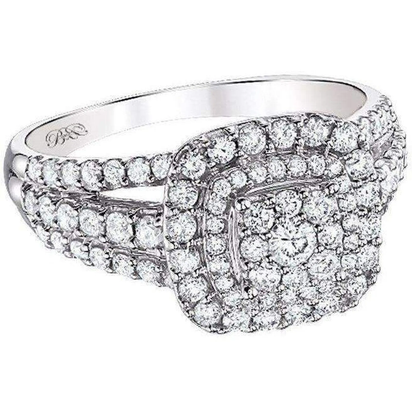 Beautiful Bride Collection Halo Diamond Ring