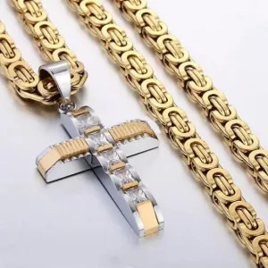 Beautiful cross pendant necklace for men