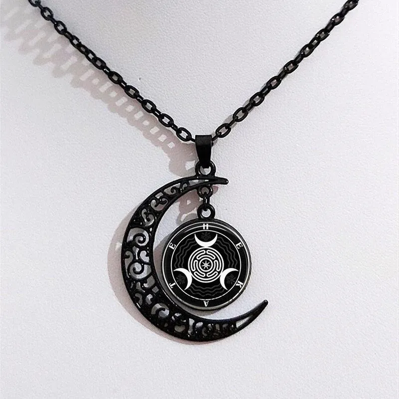 Black Moon HECATE Sigil Necklace