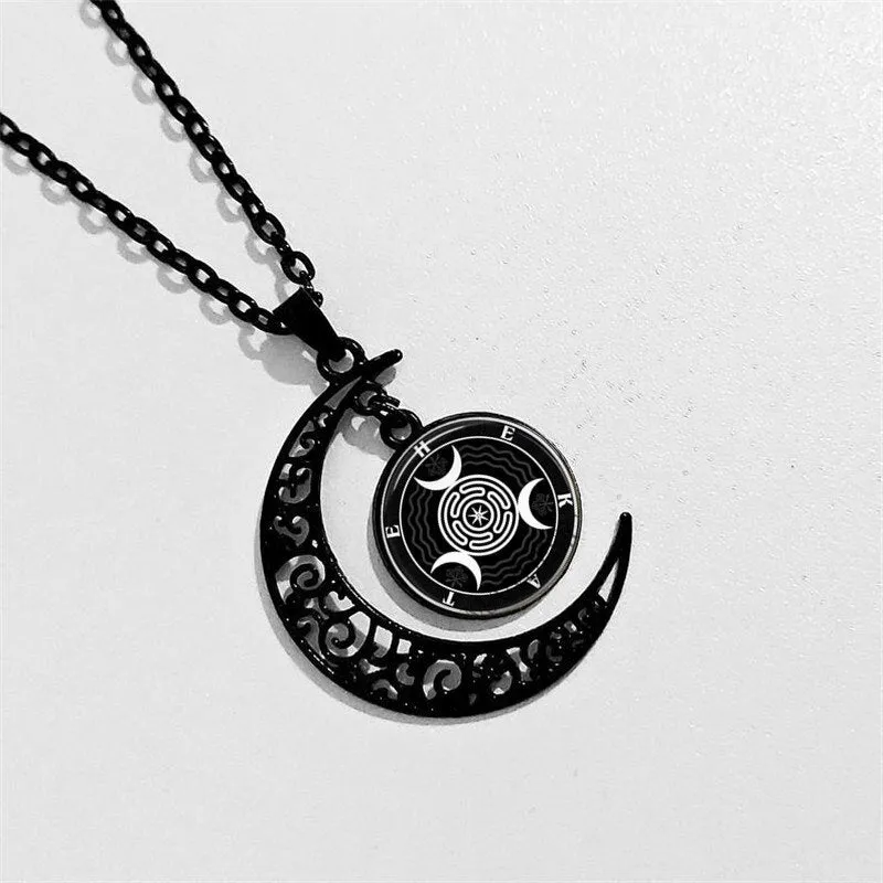 Black Moon HECATE Sigil Necklace