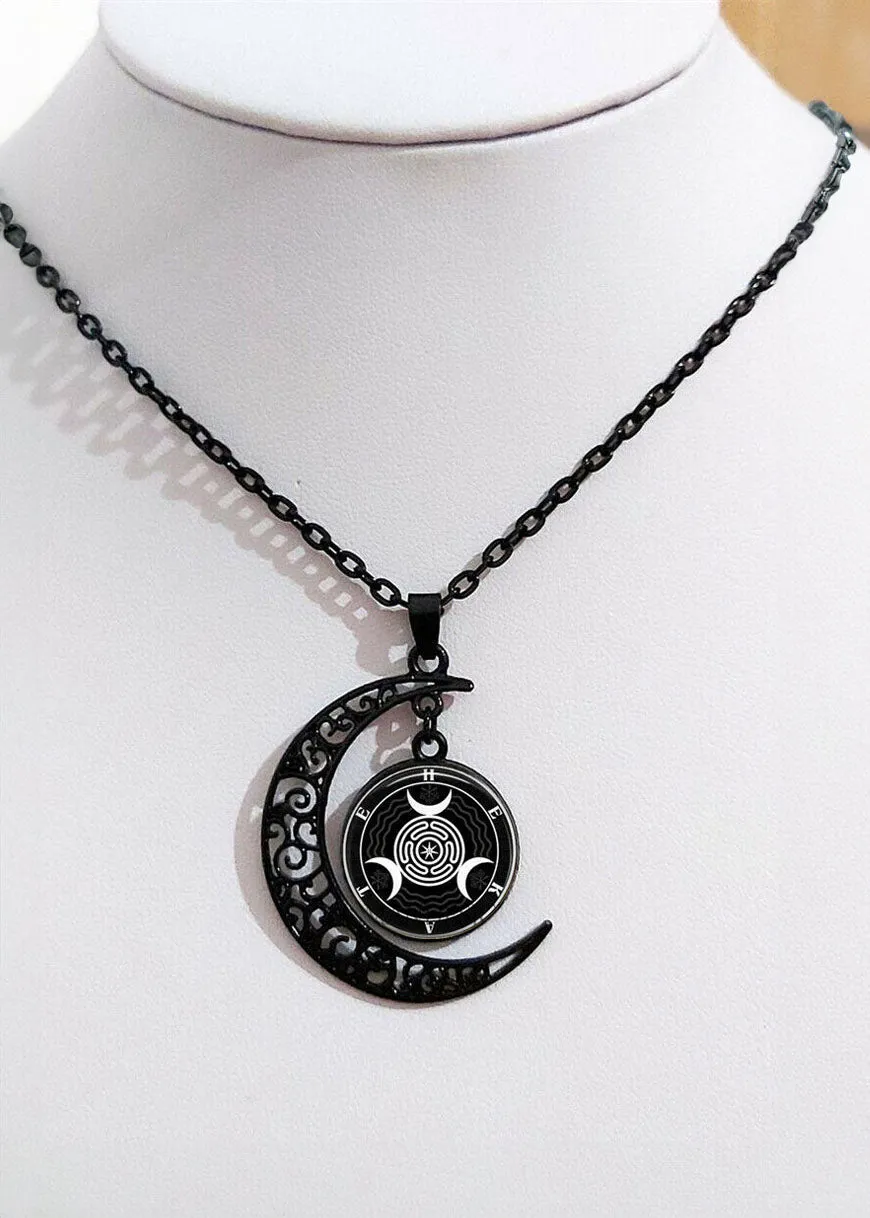 Black Moon HECATE Sigil Necklace