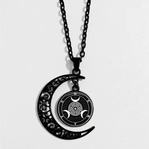 Black Moon HECATE Sigil Necklace