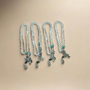BUNDLE: 4 Piece Exquisite Turquoise Stone Necklaces - Thailand