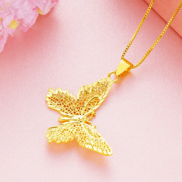 Butterfly Pendant Chain Necklaces