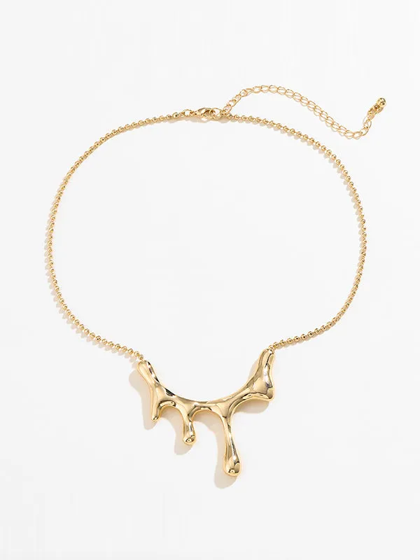 Chicmy-Geometric Metallic Necklaces Accessories