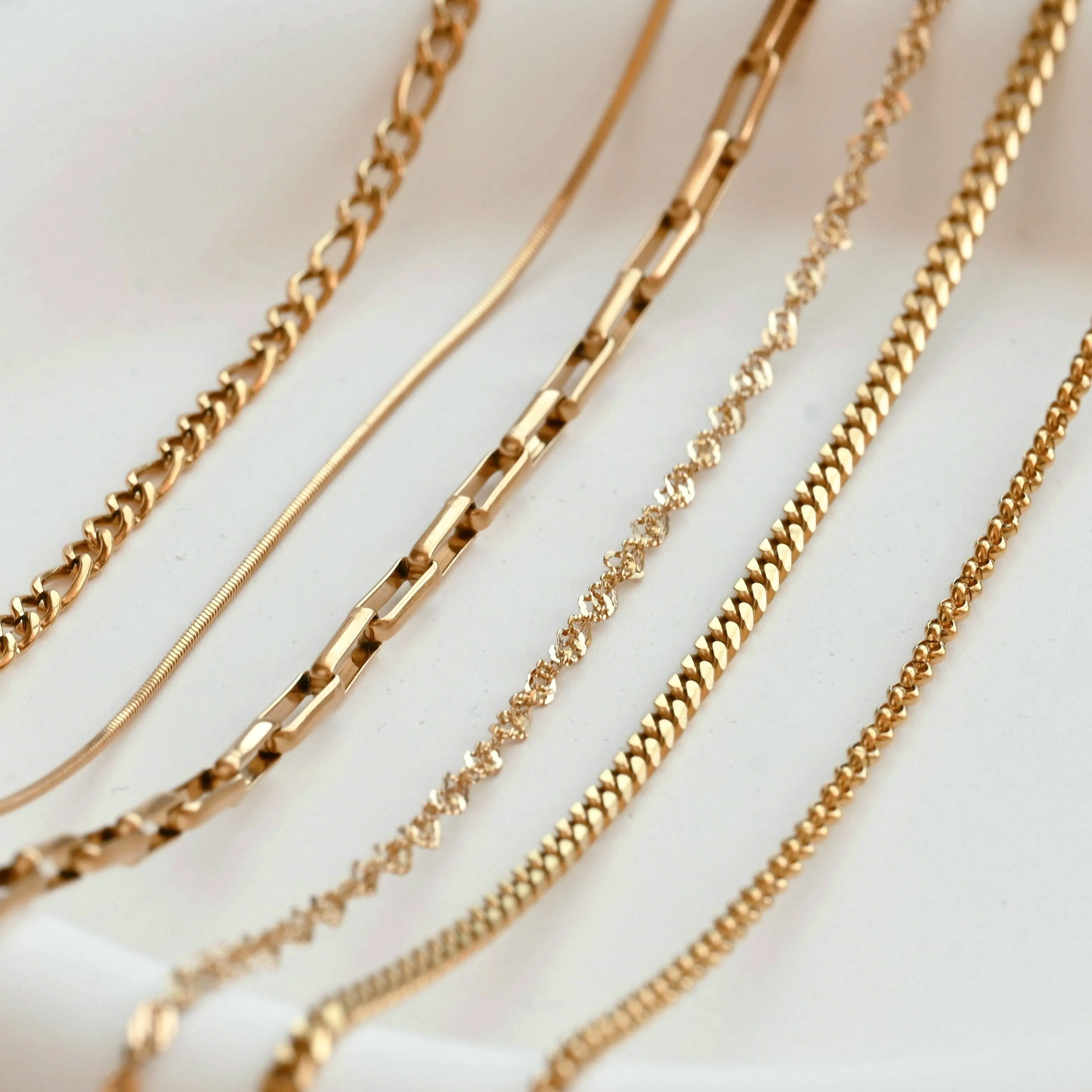 Dainty Chain Necklaces 14"-22"