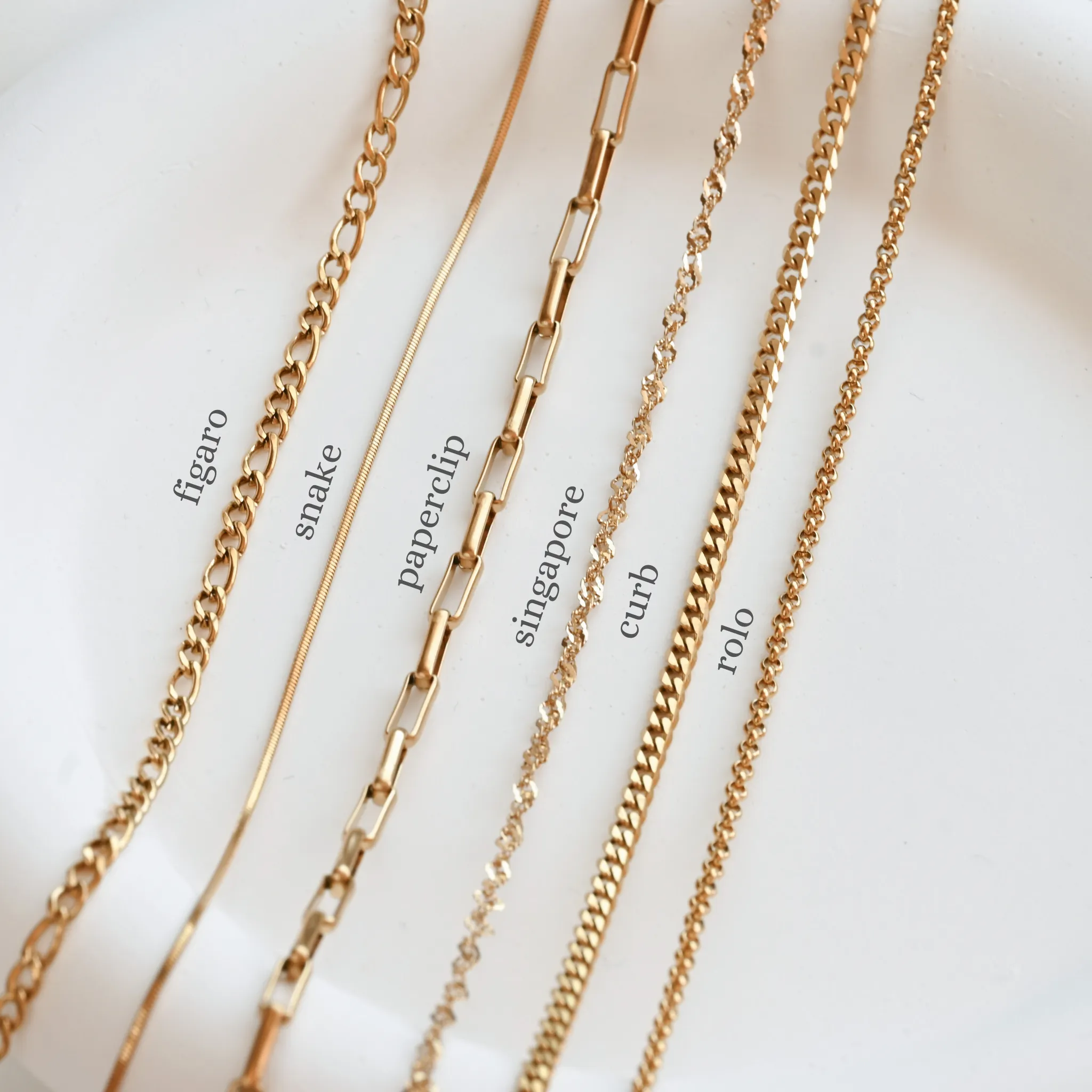 Dainty Chain Necklaces 14"-22"