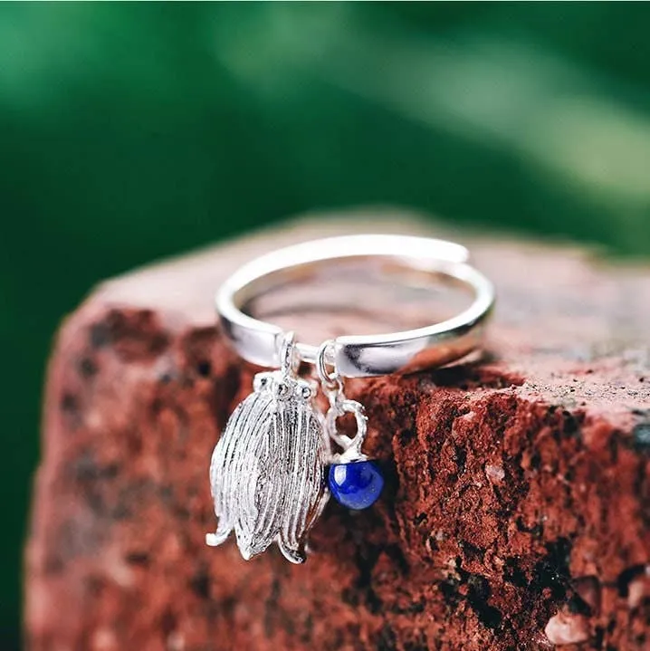 Deep Space Aurora Flower Ring