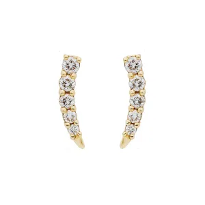 Diamond Wing Studs