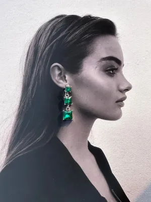 Emerald Stone Danglers