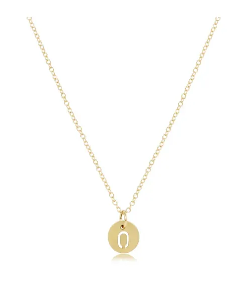 Enewton Initial 16" Necklaces Respect Small Gold Discs