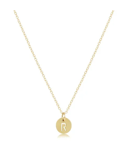Enewton Initial 16" Necklaces Respect Small Gold Discs