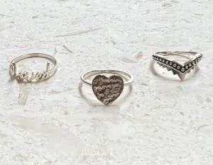 ethik jewellery|| $35.00 silver rings
