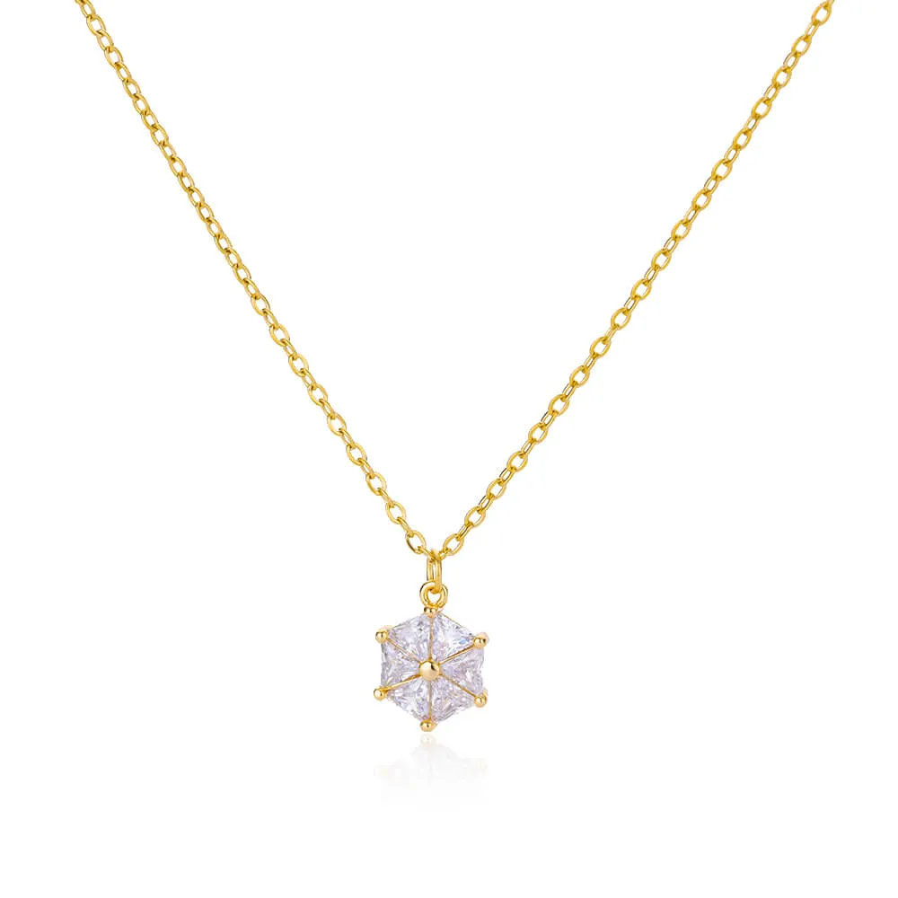 Exquisite Gold Color Stainless Steel Necklace for Women