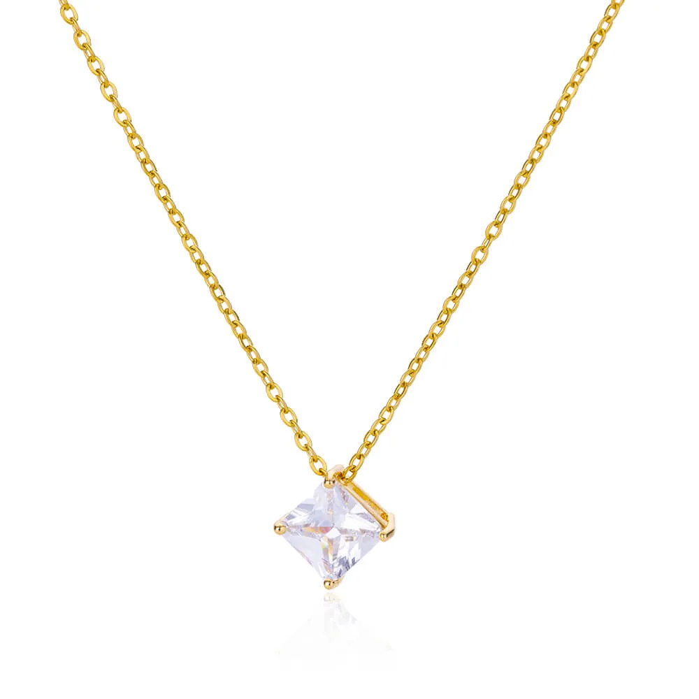 Exquisite Gold Color Stainless Steel Necklace for Women