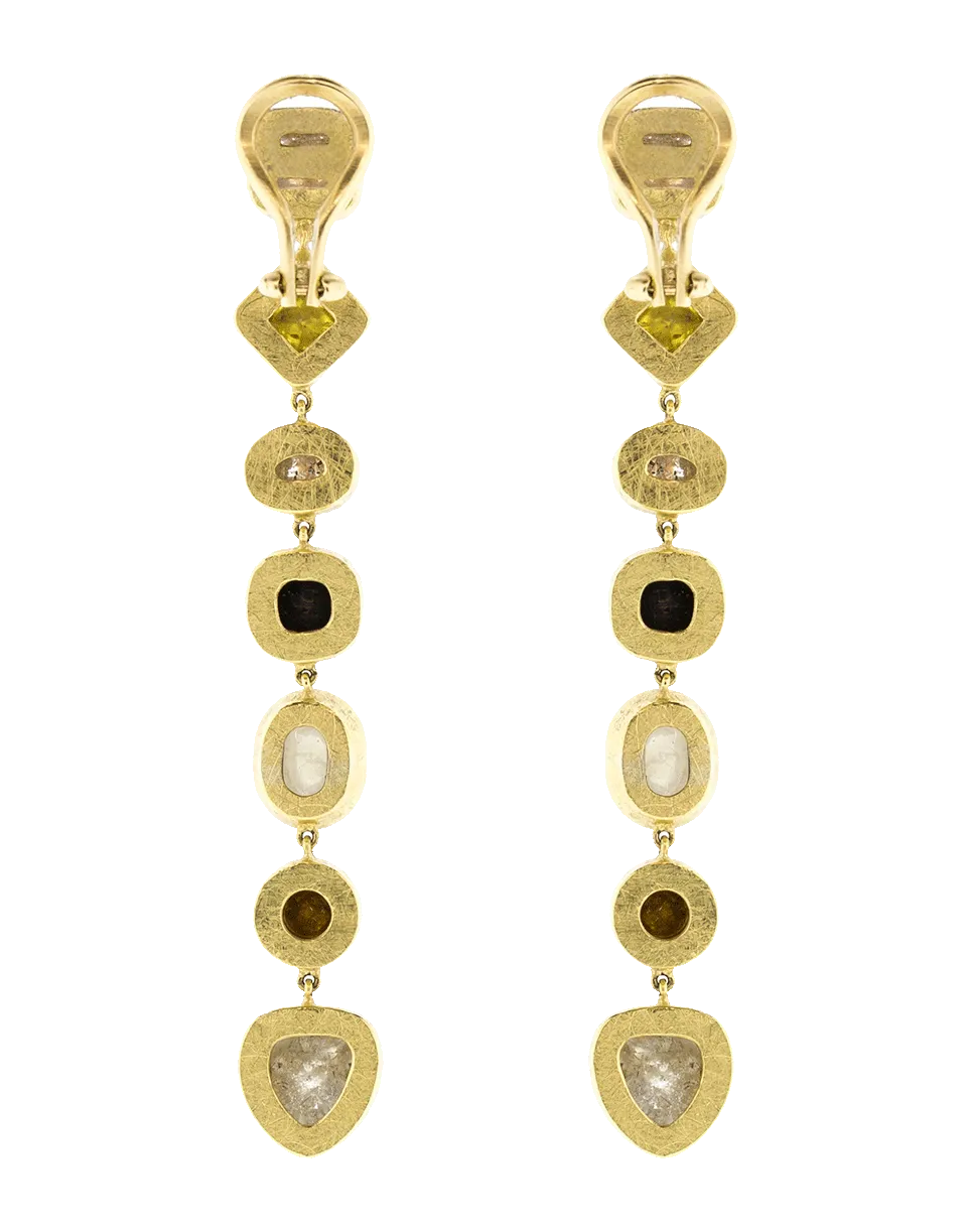 Fancy Diamond Drop Earrings