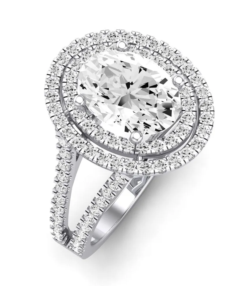 Flora - Oval Lab Diamond Engagement Ring (IGI Certified)