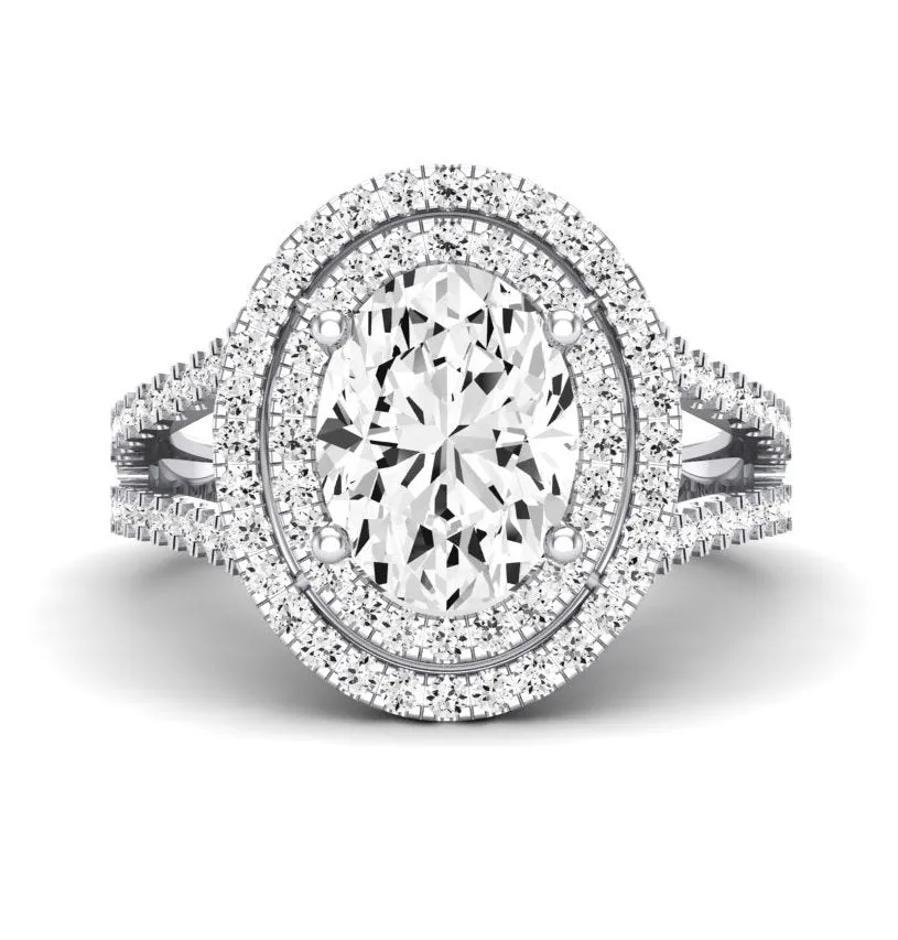 Flora - Oval Lab Diamond Engagement Ring (IGI Certified)