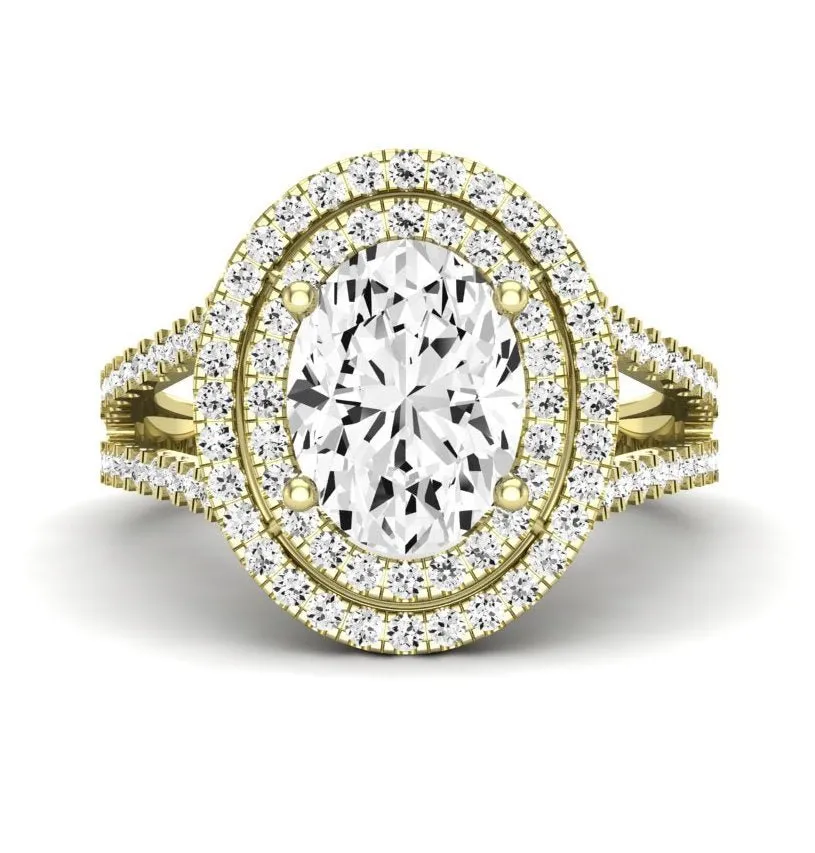 Flora - Oval Lab Diamond Engagement Ring (IGI Certified)