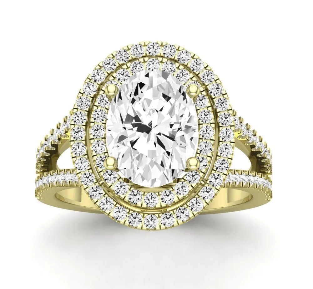 Flora - Oval Lab Diamond Engagement Ring (IGI Certified)
