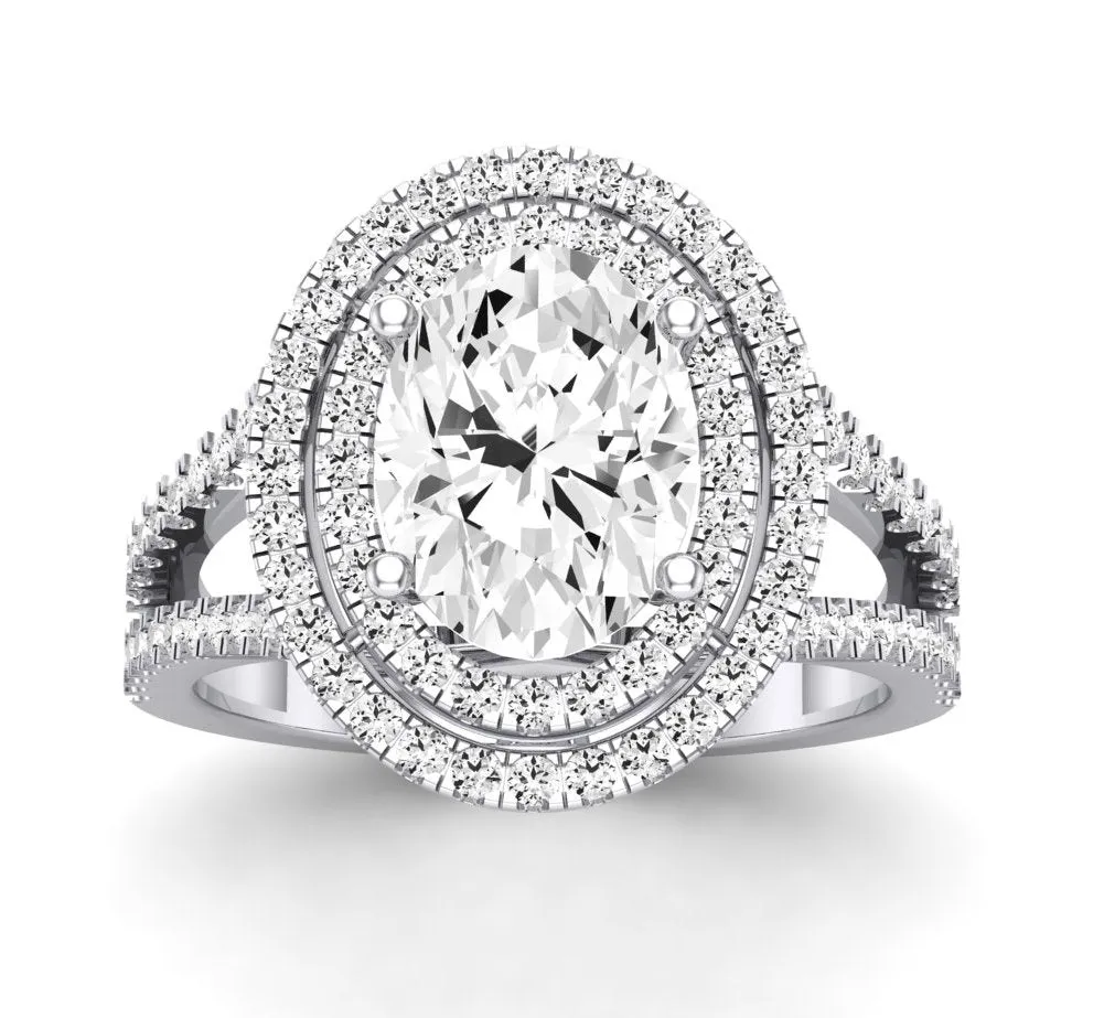 Flora - Oval Lab Diamond Engagement Ring (IGI Certified)