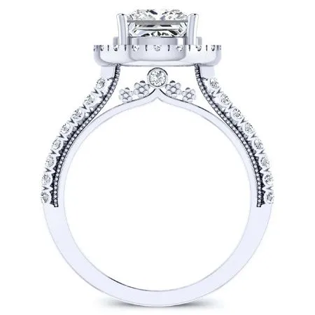 Florizel - Princess Moissanite Engagement Ring