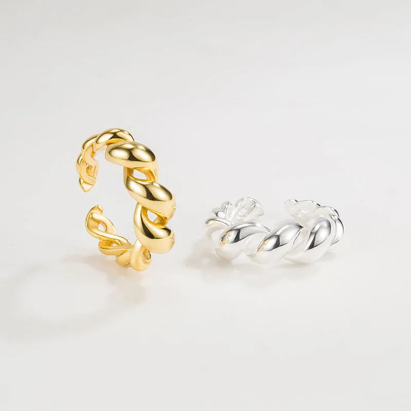 French Croissant Minimalist Ring