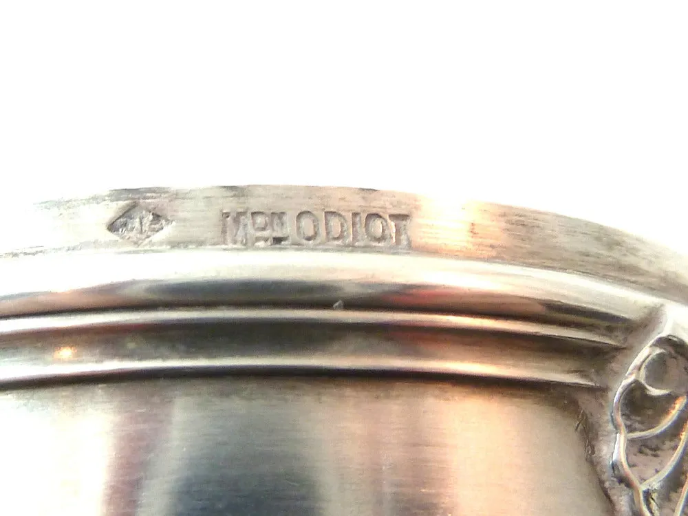 French Sterling Silver Napkin Ring, Odiot