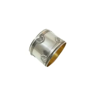 French Sterling Silver Napkin Ring, Odiot