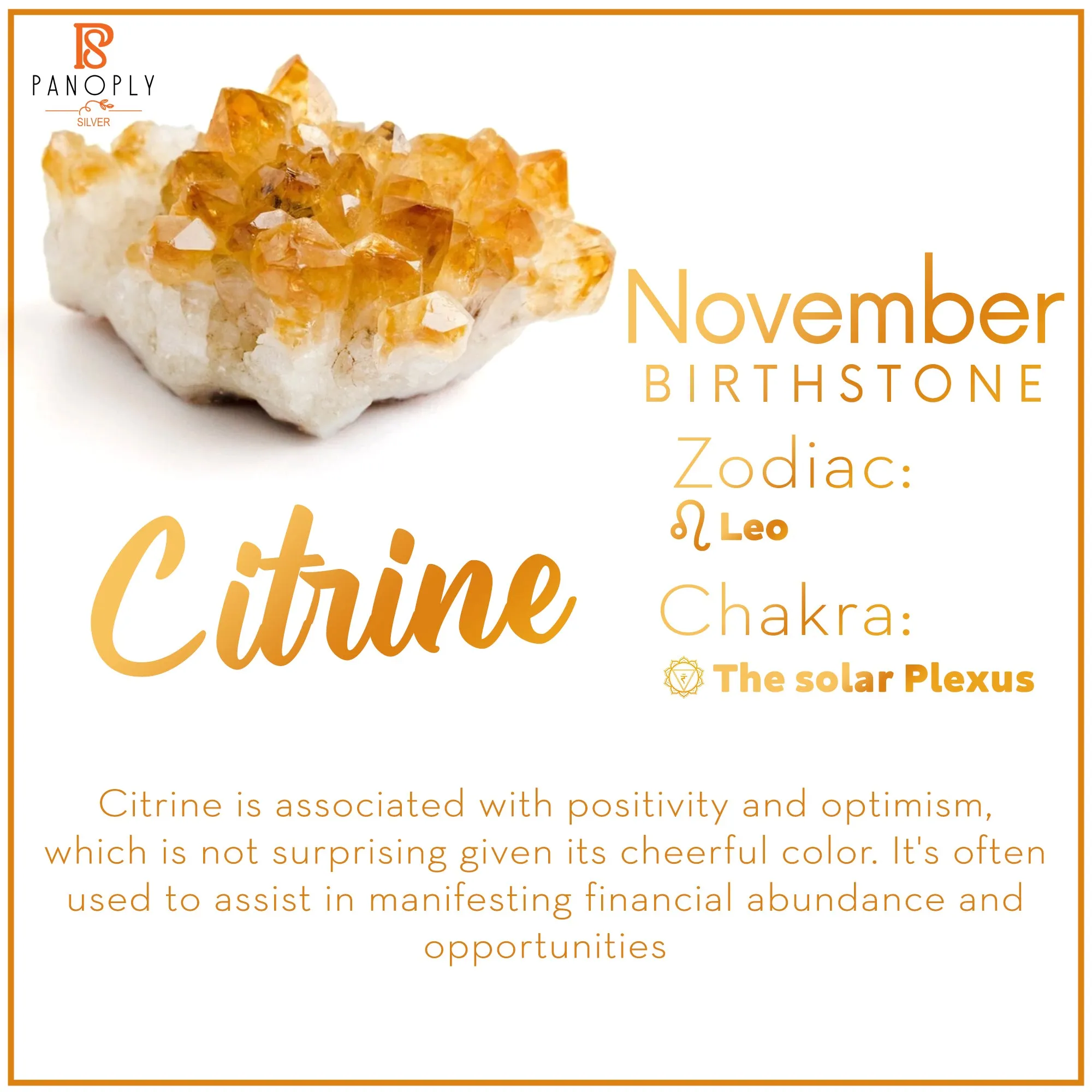 Genuine Citrine Flower Minimalist Dainty Rings
