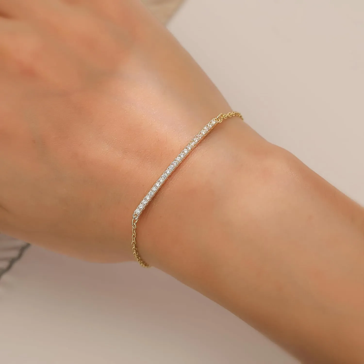 Gold Bracelets for Women Trendy, Dainty Stackable Chain Bracelets Set, Gold Bracelets Waterproof Jewelry Gifts Adjustable