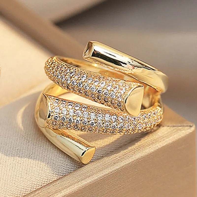 Gold Wrap Rings | Womens Jewelry Rings