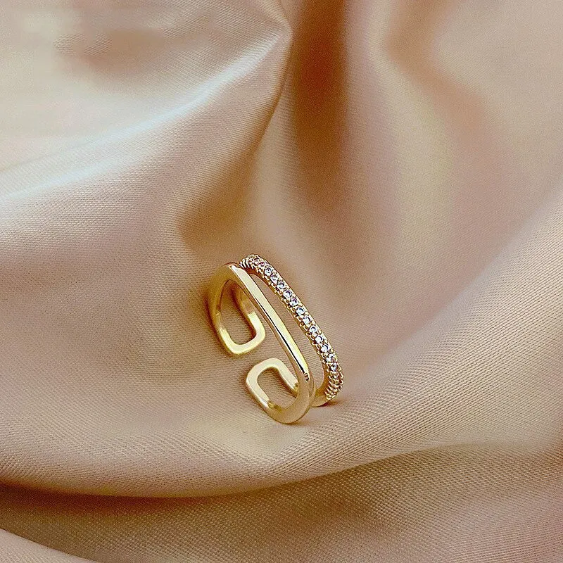 Gorgeous and Beautiful Rhinestone Studded Ring Collection