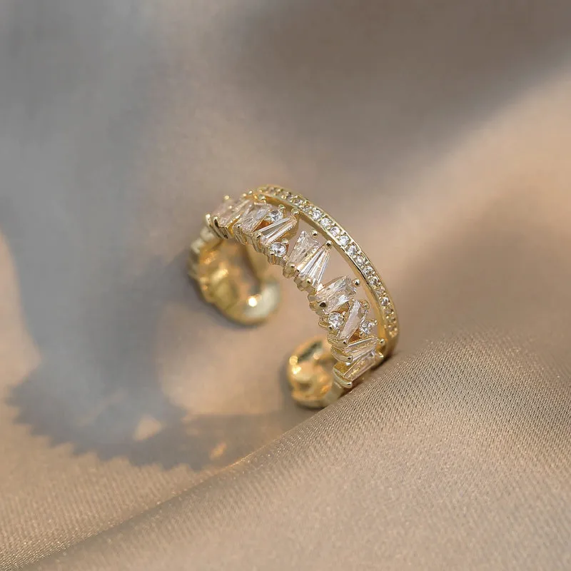 Gorgeous and Beautiful Rhinestone Studded Ring Collection