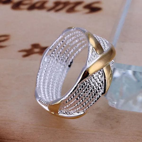 gorgeous for women lady wedding beautiful festival gifts Silver color Ring