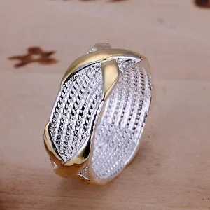 gorgeous for women lady wedding beautiful festival gifts Silver color Ring