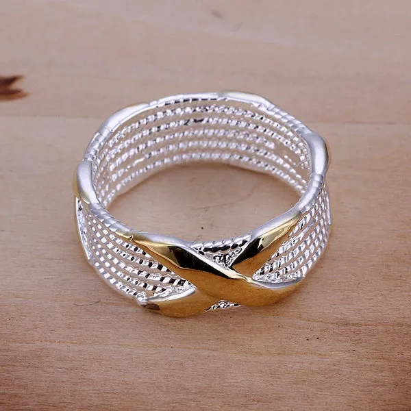 gorgeous for women lady wedding beautiful festival gifts Silver color Ring