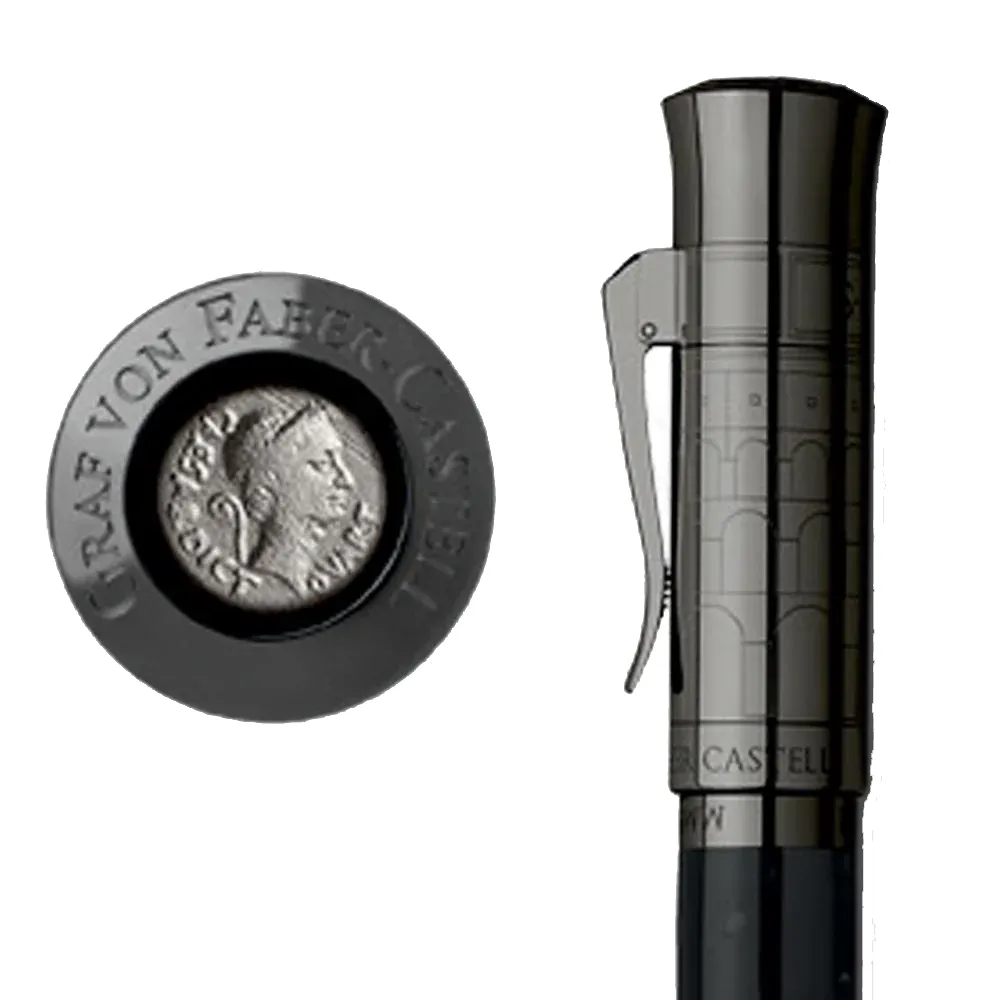 Graf von Faber-Castell Pen Of The Year 2018 Titanium/Black Fountain Pen