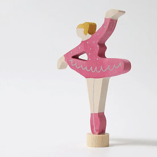 Grimms Birthday and Advent Ring Decoration - Ballerina Ruby Red