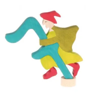 Grimms Birthday and Advent Ring Decoration - Handpainted Decorative Figure Number 7